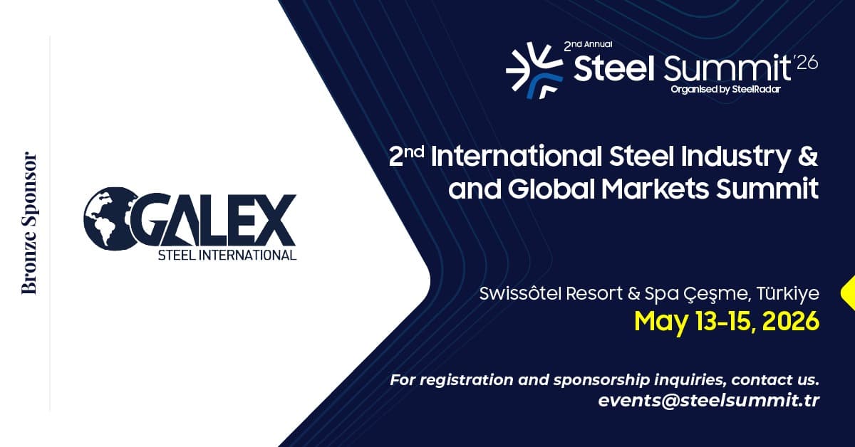 Bronze Sponsor of Steel Summit 2026: Galex Steel