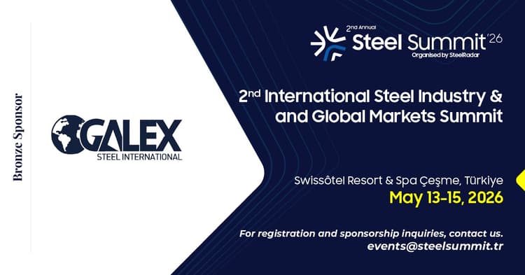 Bronze Sponsor of Steel Summit 2026: Galex Steel
