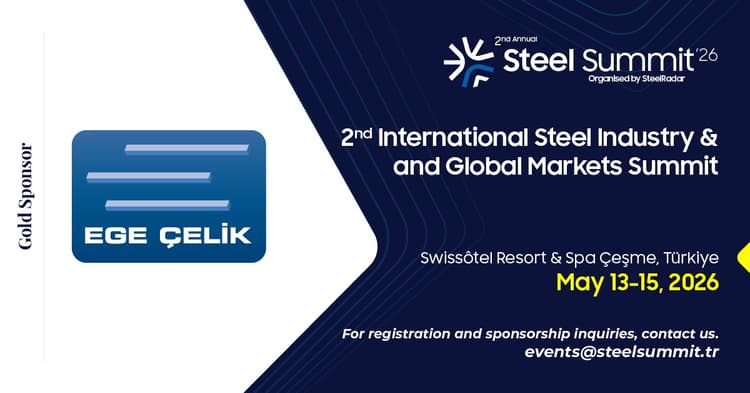 Ege Çelik Named Gold Sponsor of Steel Summit 2026