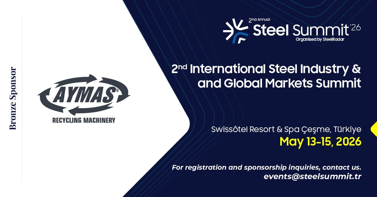 Steel Summit 2026 Bronze Sponsor: AYMAS Recycling Machinery