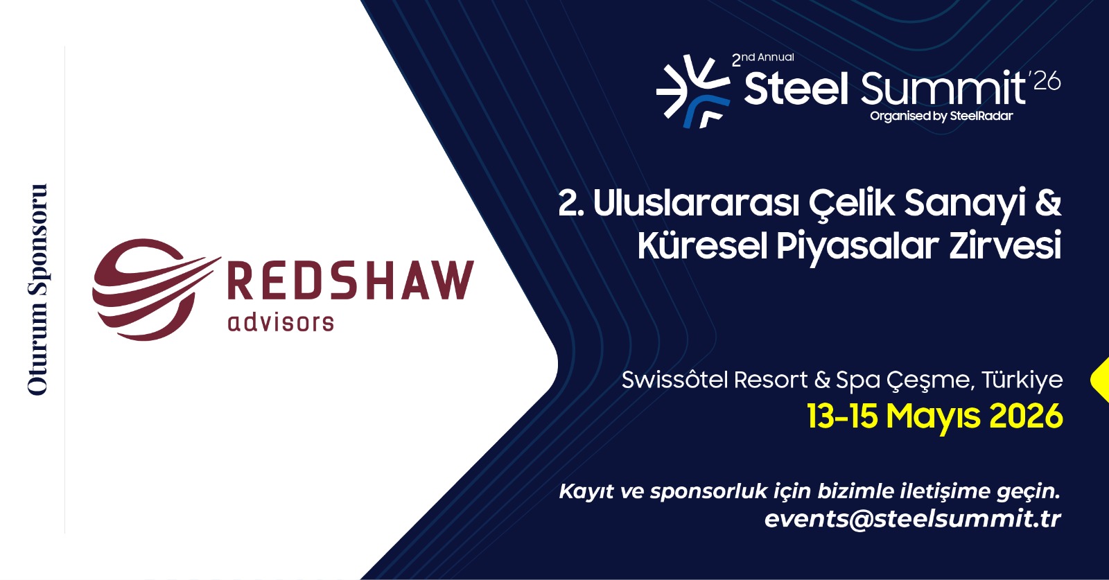 CBAM'ın Risk ve Operasyonel Etkileri, Redshaw Advisors Sponsorluğunda Steel Summit 2026'da Tartışılacak
