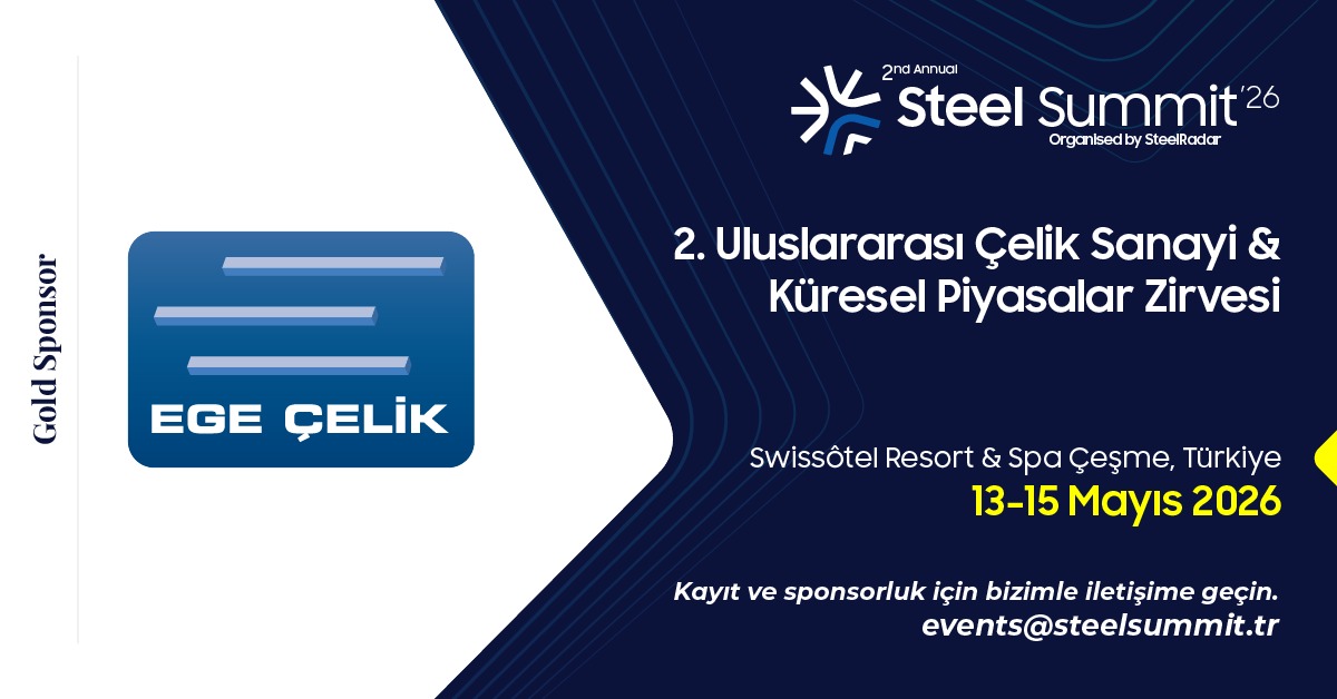 Ege Çelik, Steel Summit 2026'da Gold Sponsor Olarak Yerini Aldı